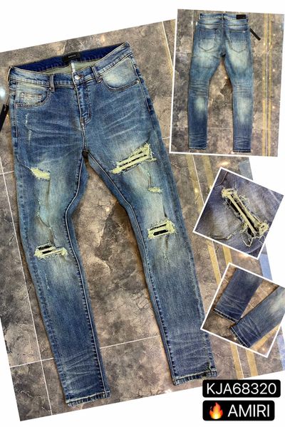 wholesale 2020 new mens distressed ripped biker jeans slim fit motorcycle biker denim for men fashion hip hop mens jeans ~~ae35, Blue
wholesale 2020 new mens distressed ripped biker jeans slim fit motorcycle biker denim for men fashion hip hop mens jeans ~~ae35, Blue