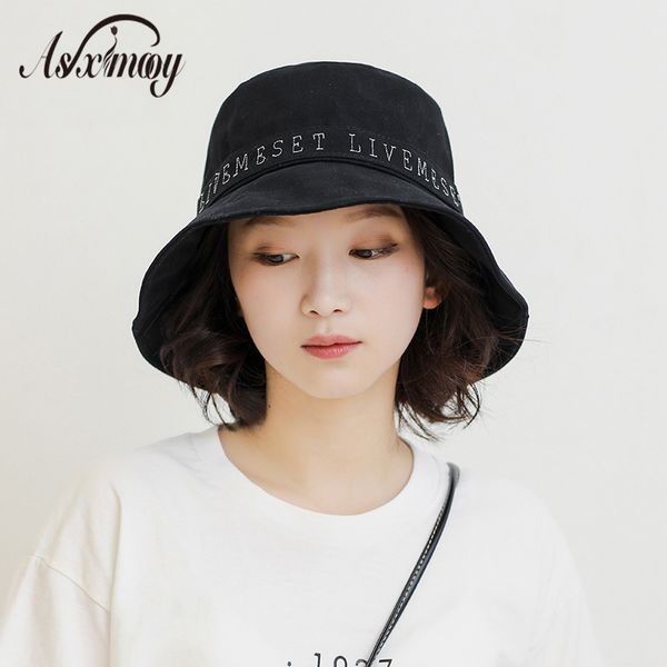 women bucket hat fisherman panama hats harajuku embroidery letter cotton outdoor bob sun hat visor hip hop bucket caps femme, Blue;gray
women bucket hat fisherman panama hats harajuku embroidery letter cotton outdoor bob sun hat visor hip hop bucket caps femme, Blue;gray