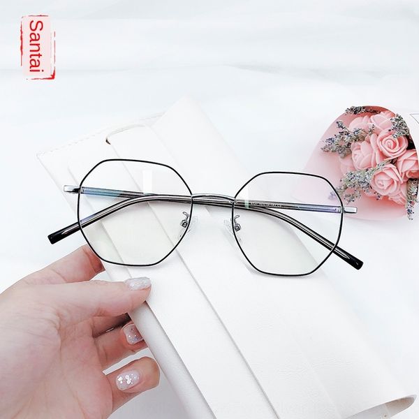 2020 new ultra light plate plug glasses diamond leg frame men's ins diamond glasses frame women's 6127, Silver
2020 new ultra light plate plug glasses diamond leg frame men's ins diamond glasses frame women's 6127, Silver