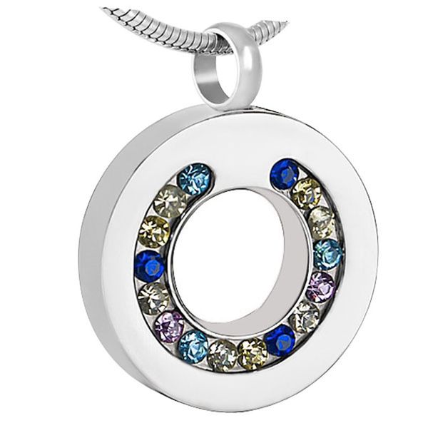 xwj8195 colorful rhinestones inlay circle of life 316l stainless steel cremation urn pendant memorial necklace funera ash casket, Silver
xwj8195 colorful rhinestones inlay circle of life 316l stainless steel cremation urn pendant memorial necklace funera ash casket, Silver