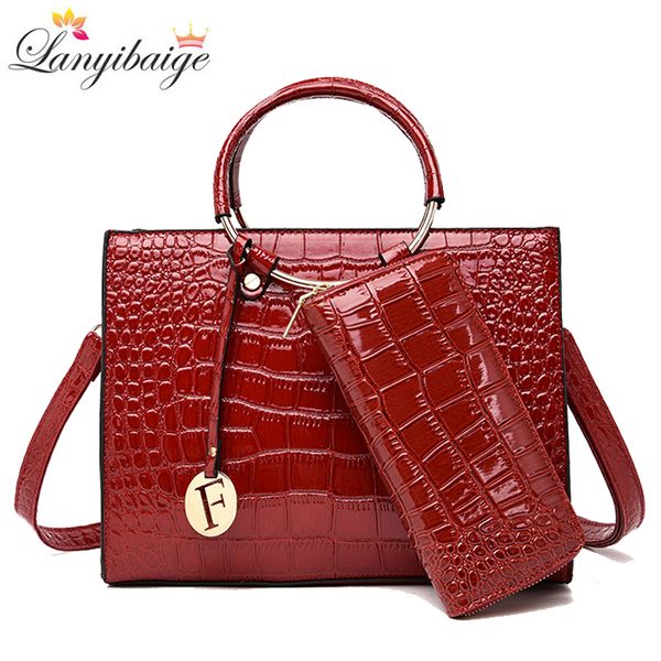 2020 new women handbag crocodile pattern leather luxury handbags women bags designer large capacity lady shoulder messenger bags
2020 new women handbag crocodile pattern leather luxury handbags women bags designer large capacity lady shoulder messenger bags