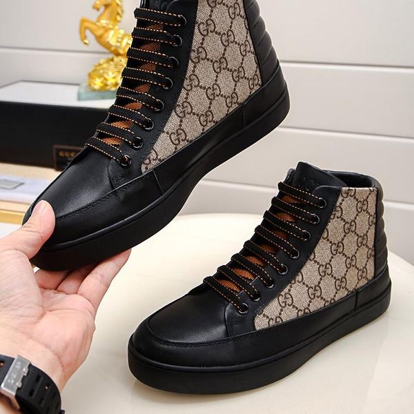 high mens shoes fashion breathable sports sneakers with box scarpe da uomo leather casual shoes for men flats chaussure pour hommes sale
high mens shoes fashion breathable sports sneakers with box scarpe da uomo leather casual shoes for men flats chaussure pour hommes sale
