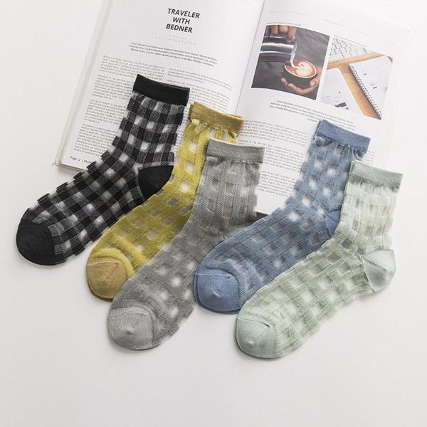 socks & hosiery 1 pair breathable ultra thin checkered ultra-thin retro summer ankle cass glass fiber silk arrive wholesal, Black;white
socks & hosiery 1 pair breathable ultra thin checkered ultra-thin retro summer ankle cass glass fiber silk arrive wholesal, Black;white