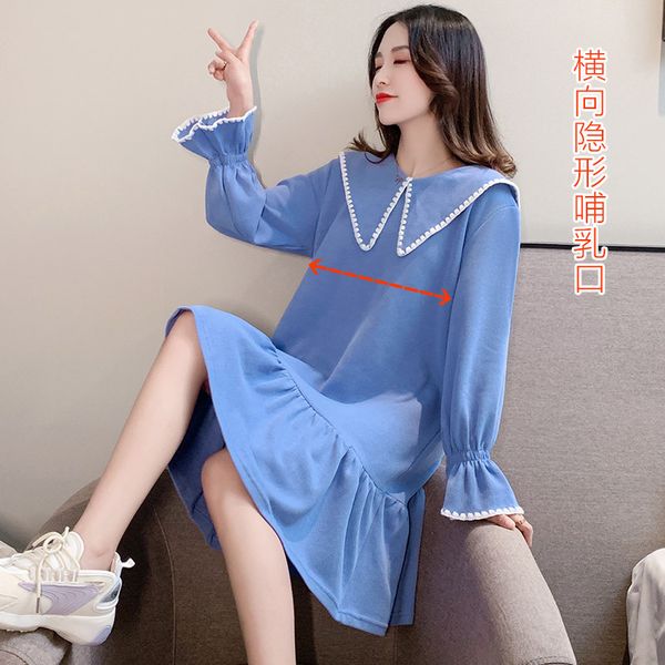 pregnant women autumn clothing mother fashion-spring 2020 new style nursing dress feeding dresses, White
pregnant women autumn clothing mother fashion-spring 2020 new style nursing dress feeding dresses, White