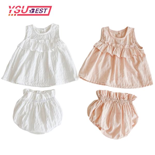 newborn clothes set 2020 summer baby cotton sleeveless wooden ear + lantern bread pants baby girl's two piece suit cotton, White
newborn clothes set 2020 summer baby cotton sleeveless wooden ear + lantern bread pants baby girl's two piece suit cotton, White