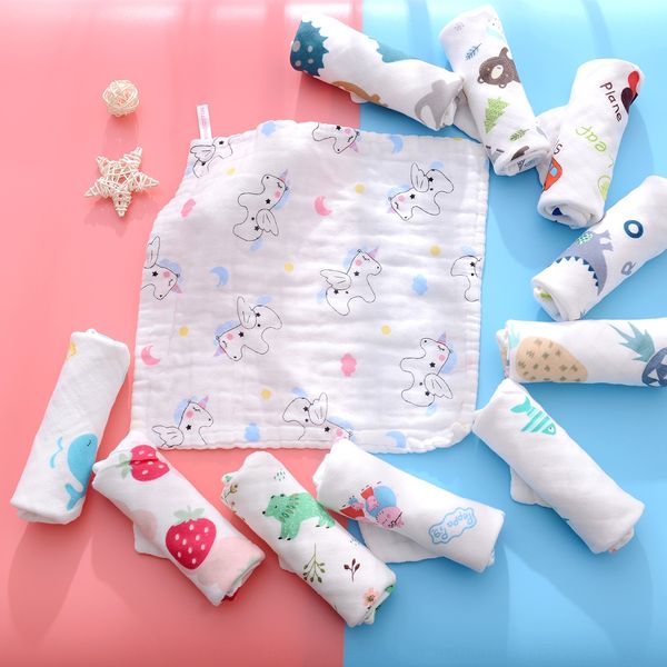 pure cotton gauze six-layer face square small square mother and baby saliva towel baby face washing small towel newborn handkerchief
pure cotton gauze six-layer face square small square mother and baby saliva towel baby face washing small towel newborn handkerchief
