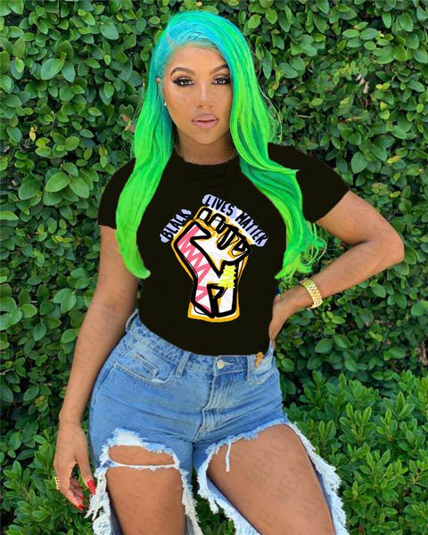 black lives matter women t-shirt cartoon round neck tees short sleeves tshirt plus size t shirt summer clothing d7805, Blue
black lives matter women t-shirt cartoon round neck tees short sleeves tshirt plus size t shirt summer clothing d7805, Blue