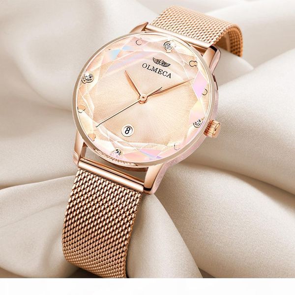 crystal ladies dress watches brand watch women rose gold quartz wrist watch female mesh steel waterproof clock, Slivery;brown
crystal ladies dress watches brand watch women rose gold quartz wrist watch female mesh steel waterproof clock, Slivery;brown