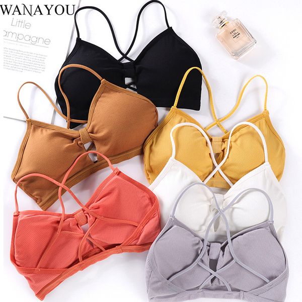 wanayou hollow out cross strap wrapped chest tube women breathable padded fitness running sport bras workout yoga shirts, White;red
wanayou hollow out cross strap wrapped chest tube women breathable padded fitness running sport bras workout yoga shirts, White;red