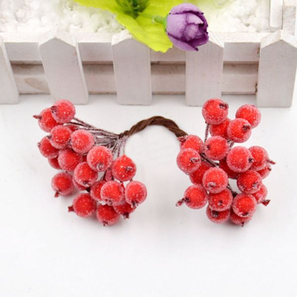 40heads artificial flower 12mm mini frost berry bouquet for christmas decoration wreath fake flowers diy accessories
40heads artificial flower 12mm mini frost berry bouquet for christmas decoration wreath fake flowers diy accessories