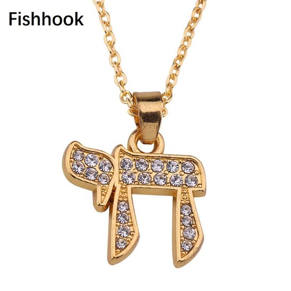 fishhook zircon jewish chai hebrew gold color crystal rhinestone life pendant living charm gift for woman man necklace, Silver
fishhook zircon jewish chai hebrew gold color crystal rhinestone life pendant living charm gift for woman man necklace, Silver
