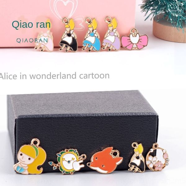 diy accessories korean alloy dripping small cartoon fox alice girl earrings chain diy chain pendant necklace pendant, Slivery;white
diy accessories korean alloy dripping small cartoon fox alice girl earrings chain diy chain pendant necklace pendant, Slivery;white