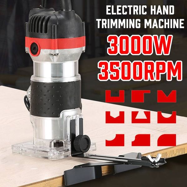 3000w 3500rpm woodworking electric hand trimmer laminate palms wood router joiners carving machine power tools kit 220v
3000w 3500rpm woodworking electric hand trimmer laminate palms wood router joiners carving machine power tools kit 220v