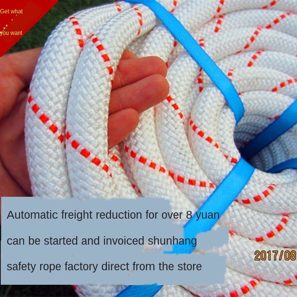 outdoor nylon safety nylon gao sheng work escape tie rescue safety rope strapping rope empty wear-resistant
outdoor nylon safety nylon gao sheng work escape tie rescue safety rope strapping rope empty wear-resistant