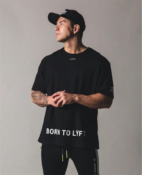 men t-shirt short sleeve cotton casual gym fitness t shirt bodybuilding workout print tees male brand clothing kg-270, White;black
men t-shirt short sleeve cotton casual gym fitness t shirt bodybuilding workout print tees male brand clothing kg-270, White;black