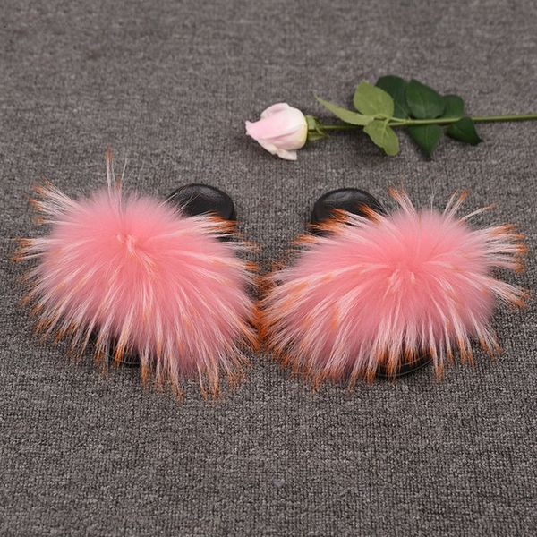lovely fluffy children slippers factory price slides real raccoon fur kids sandals, Black
lovely fluffy children slippers factory price slides real raccoon fur kids sandals, Black