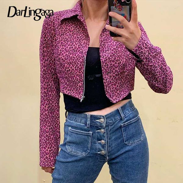 darlingaga leopard print autumn winter jacket women zipper fashion party cropped jacket coat streetwear basic outwear clothing, Black;brown
darlingaga leopard print autumn winter jacket women zipper fashion party cropped jacket coat streetwear basic outwear clothing, Black;brown