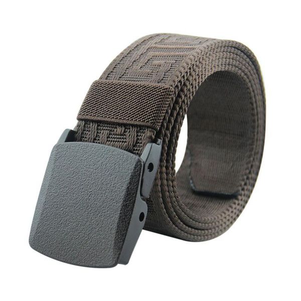 belt durable bouncy striped canvas 2020 men's and women's mesh canvas belt outdoor sports adjustable buckle, Black;brown
belt durable bouncy striped canvas 2020 men's and women's mesh canvas belt outdoor sports adjustable buckle, Black;brown