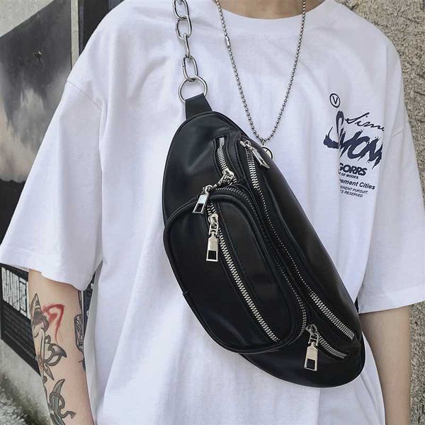 fashion pu chain waist bag female king breast bag male ins korean version wild personality street shoulder messenger
fashion pu chain waist bag female king breast bag male ins korean version wild personality street shoulder messenger