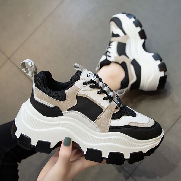women chunky sneakers vulcanize shoes korean fashion new female black white platform thick sole running casual shoe woman 7cm
women chunky sneakers vulcanize shoes korean fashion new female black white platform thick sole running casual shoe woman 7cm