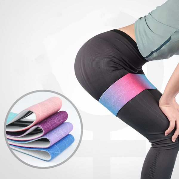 fitness hip loop resistance bands non-slip squats expander strength rubber booty bands gym yoga training buhip leg band