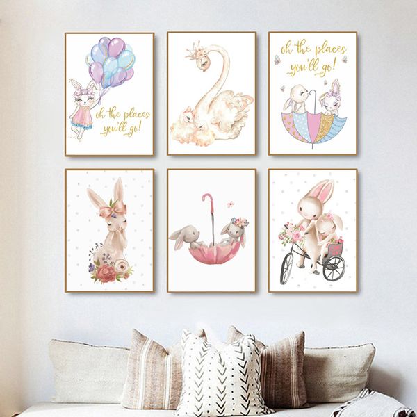 watercolor bunny canvas posters pictures cture rabbit swan print painting nordic girl nursery wall art picture baby room decor
watercolor bunny canvas posters pictures cture rabbit swan print painting nordic girl nursery wall art picture baby room decor