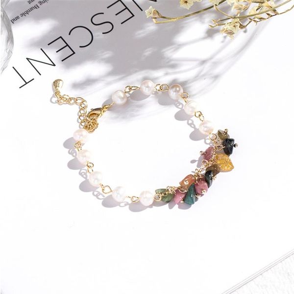 natural crystal bracelet fashion tourmaline pearl hand chain jewelry creative bracelet for women girls ladies, Golden;silver
natural crystal bracelet fashion tourmaline pearl hand chain jewelry creative bracelet for women girls ladies, Golden;silver