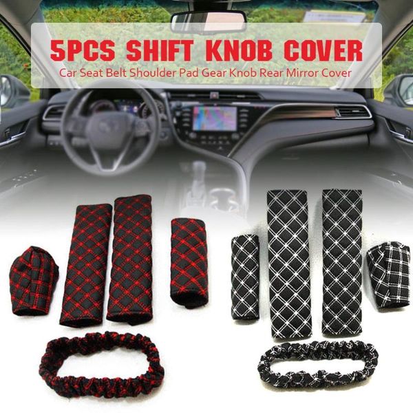 5pcs/set car rearview mirror protector sleeve shift for handbrake knob cover seat belt cushion
5pcs/set car rearview mirror protector sleeve shift for handbrake knob cover seat belt cushion