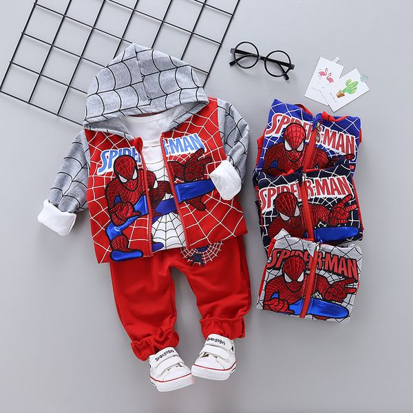 2pcs sets children boys clothing set baby boy spider man sports suits 0-3 years kids spring autumn clothes tracksuits, White
2pcs sets children boys clothing set baby boy spider man sports suits 0-3 years kids spring autumn clothes tracksuits, White