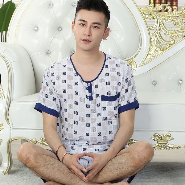 thin artificial trousers men's pajamas plus fat large size cotton silk short sleeve pants pajamas suit cotton silk home wear, Black;brown
thin artificial trousers men's pajamas plus fat large size cotton silk short sleeve pants pajamas suit cotton silk home wear, Black;brown
