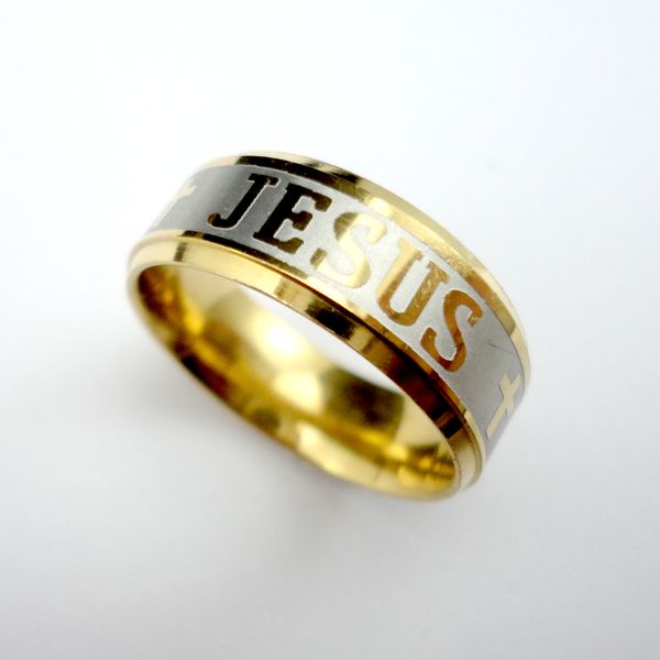 20pcs gold stainless steel jesus cross faith anglicans christian prayer ring letter bible for women men never fade l003, Silver
20pcs gold stainless steel jesus cross faith anglicans christian prayer ring letter bible for women men never fade l003, Silver