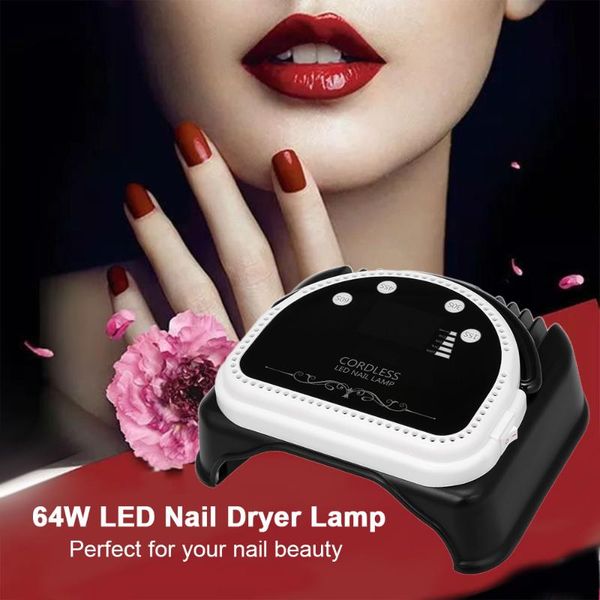 nail dryers 64w led dryer lamp curing machine with lifting handle lcd screen powerful polish gel salon tool black
nail dryers 64w led dryer lamp curing machine with lifting handle lcd screen powerful polish gel salon tool black