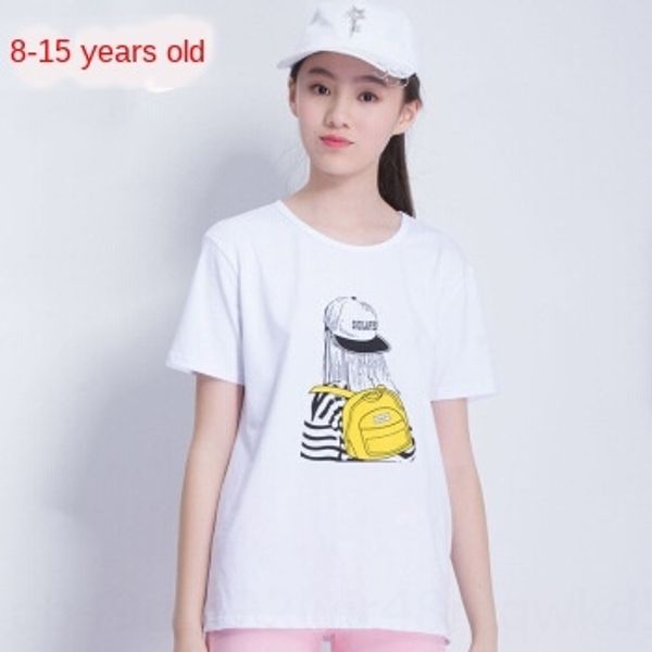 8-15 years old summer clothing new casual girl student big children short clothing children's children's sleeve t-shirt, Blue
8-15 years old summer clothing new casual girl student big children short clothing children's children's sleeve t-shirt, Blue