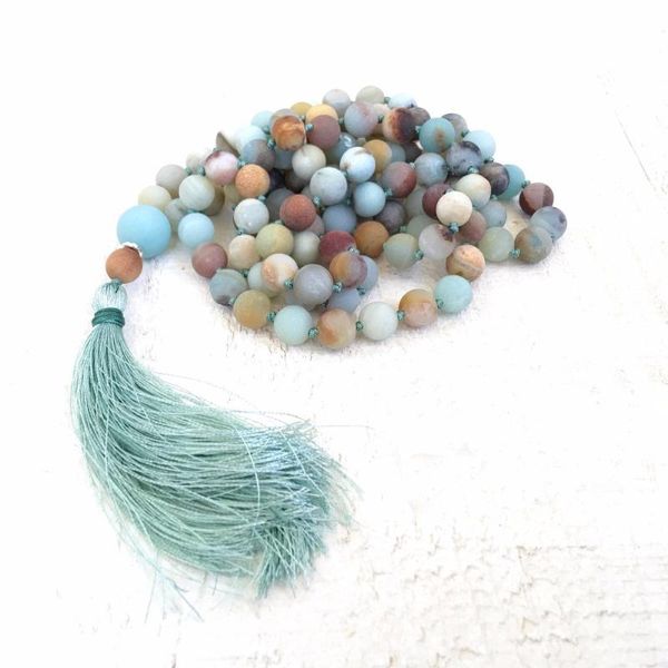 2020 new style 108 mala necklace hand knotted matte amazonite mala beads tassel necklace balance meditation prayer jewelry yoga, Silver
2020 new style 108 mala necklace hand knotted matte amazonite mala beads tassel necklace balance meditation prayer jewelry yoga, Silver