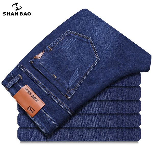 shanbao brand creative pocket moustache effect straight slim jeans 2020 autumn new business casual youth denim jeans trousers, Blue
shanbao brand creative pocket moustache effect straight slim jeans 2020 autumn new business casual youth denim jeans trousers, Blue