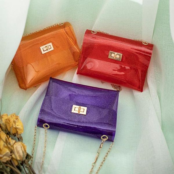 women pvc clear transparent shoulder bag tote jelly candy bags summer beach tote 18 x 5.5 x 12cm
women pvc clear transparent shoulder bag tote jelly candy bags summer beach tote 18 x 5.5 x 12cm