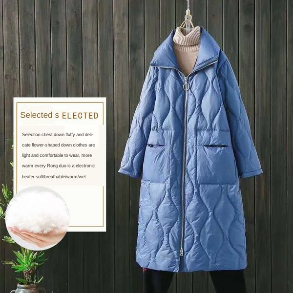 dg1dr 2020 new women's mid-length gourd korean style white duck loose slimming large jacket down jacketcoat down jacket size ethnic sty, Black
dg1dr 2020 new women's mid-length gourd korean style white duck loose slimming large jacket down jacketcoat down jacket size ethnic sty, Black