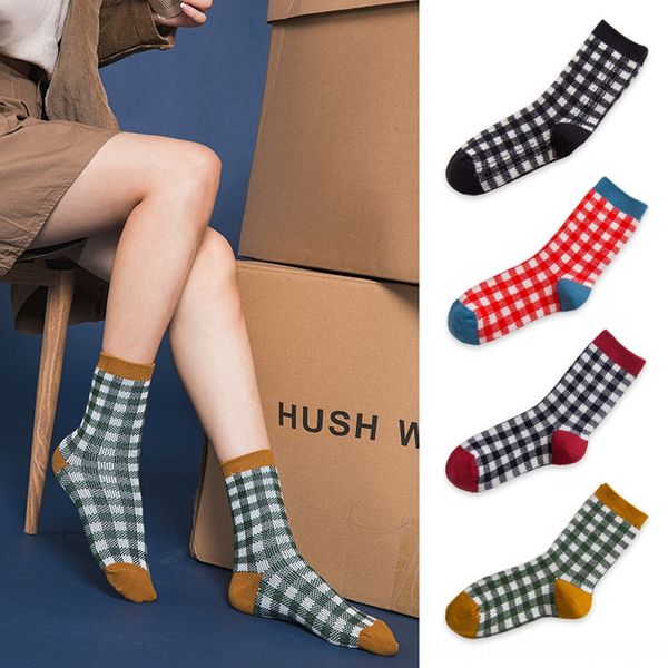 new women's breathable sweat-absorbent style mid-calf stockings cotton sockssocks trendy printed plaid women's cotton socks, Black
new women's breathable sweat-absorbent style mid-calf stockings cotton sockssocks trendy printed plaid women's cotton socks, Black