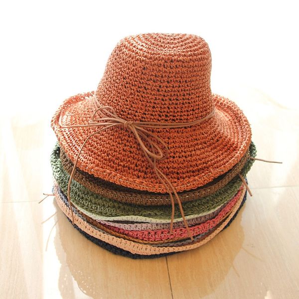korean style hand woven soft beach sun summer woven sun protection bow butterfly straw hat female straw hat, Blue;gray
korean style hand woven soft beach sun summer woven sun protection bow butterfly straw hat female straw hat, Blue;gray