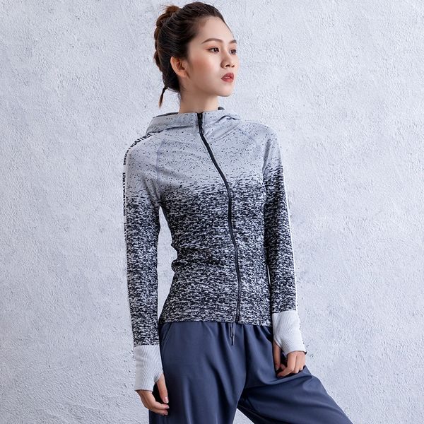 2019 new slim fit sports women's slimming color matching zipper hoodie running fitness coat hoodie coat yoga long sleeve outerwear, Black;red
2019 new slim fit sports women's slimming color matching zipper hoodie running fitness coat hoodie coat yoga long sleeve outerwear, Black;red