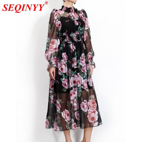 seqinyy шифонового pink rose flowers sexy 2020 лето новых моды подиум женщин фонарики рукав черный сыпучие пляж платье, Black;gray
seqinyy шифонового pink rose flowers sexy 2020 лето новых моды подиум женщин фонарики рукав черный сыпучие пляж платье, Black;gray