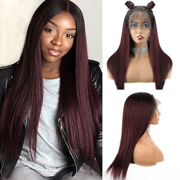 new 99j lace front wig 8-28inch dark wine burgundy colored 150% 13x4 ombre lace front human hair wigs pre plucked baby hair, Black
new 99j lace front wig 8-28inch dark wine burgundy colored 150% 13x4 ombre lace front human hair wigs pre plucked baby hair, Black