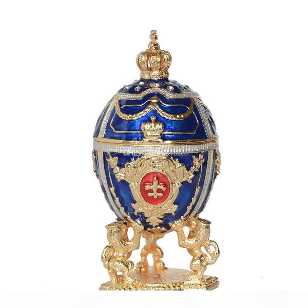 russian faberge egg w lion trinket & jewelry box easter egg crystal bejeweled metal gift for her christmas gifts, Black;white
russian faberge egg w lion trinket & jewelry box easter egg crystal bejeweled metal gift for her christmas gifts, Black;white