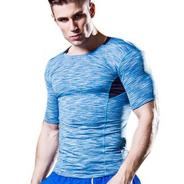 men sport t-shirt gym compression t shirt short sleeves shirts fitness t-shirts running cossfit jersey hiit tees shirt running, Black;blue
men sport t-shirt gym compression t shirt short sleeves shirts fitness t-shirts running cossfit jersey hiit tees shirt running, Black;blue