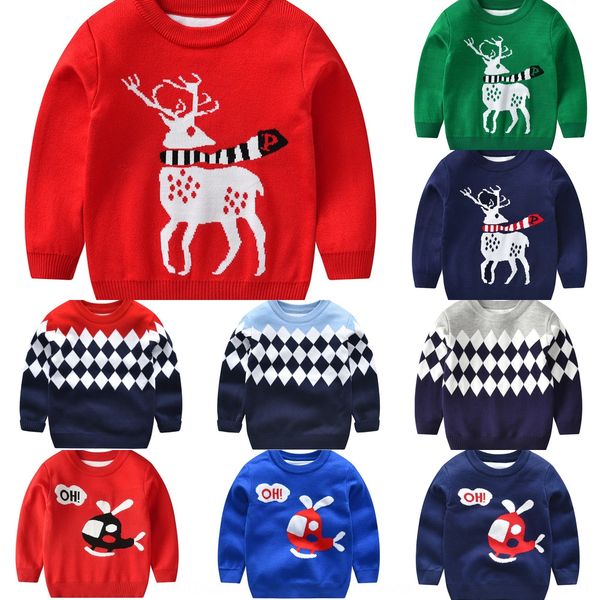 2019 autumn and winter new children's double-layer thickened sweater pullover base shirt baby christmas pullover sweater, Blue
2019 autumn and winter new children's double-layer thickened sweater pullover base shirt baby christmas pullover sweater, Blue