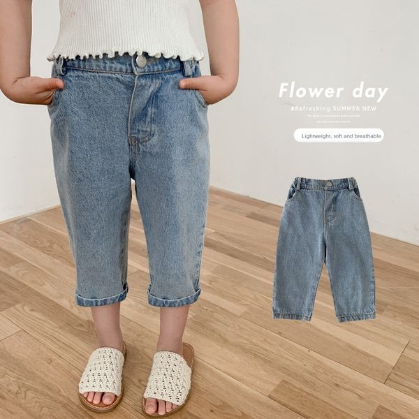 girls' 2020 summer new western ankle-length pants and jeans style jeans thin baby versatile casual cropped pants trendy, Blue
girls' 2020 summer new western ankle-length pants and jeans style jeans thin baby versatile casual cropped pants trendy, Blue