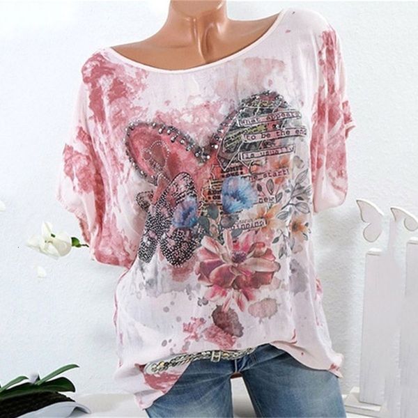 women shirts heart shaped butterfly print o neck tie dyed blue temperament elegant summer blouse women shirts, White
women shirts heart shaped butterfly print o neck tie dyed blue temperament elegant summer blouse women shirts, White