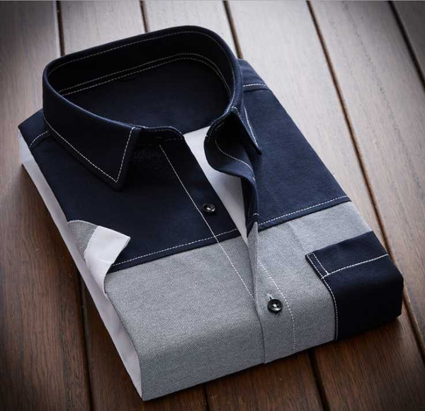 patchwork short sleeve men's shirts turn down collar single breasted casual plus large size ing, White;black
patchwork short sleeve men's shirts turn down collar single breasted casual plus large size ing, White;black
