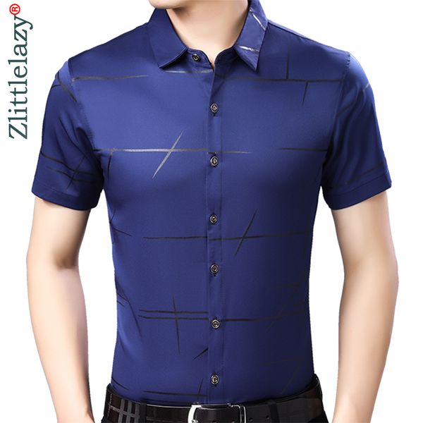 2020 brand casual summer luxury striped short sleeve slim fit men shirt streetwear social dress shirts mens fashions jersey 4161, White;black
2020 brand casual summer luxury striped short sleeve slim fit men shirt streetwear social dress shirts mens fashions jersey 4161, White;black