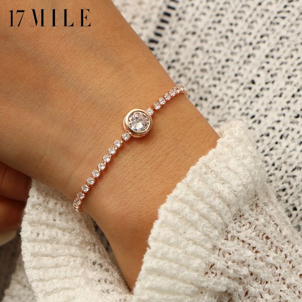 17mile fashion crystal round bracelets for women rose gold silver color cubic zirconia charm bracelet & bangles jewelry gifts, Golden;silver
17mile fashion crystal round bracelets for women rose gold silver color cubic zirconia charm bracelet & bangles jewelry gifts, Golden;silver